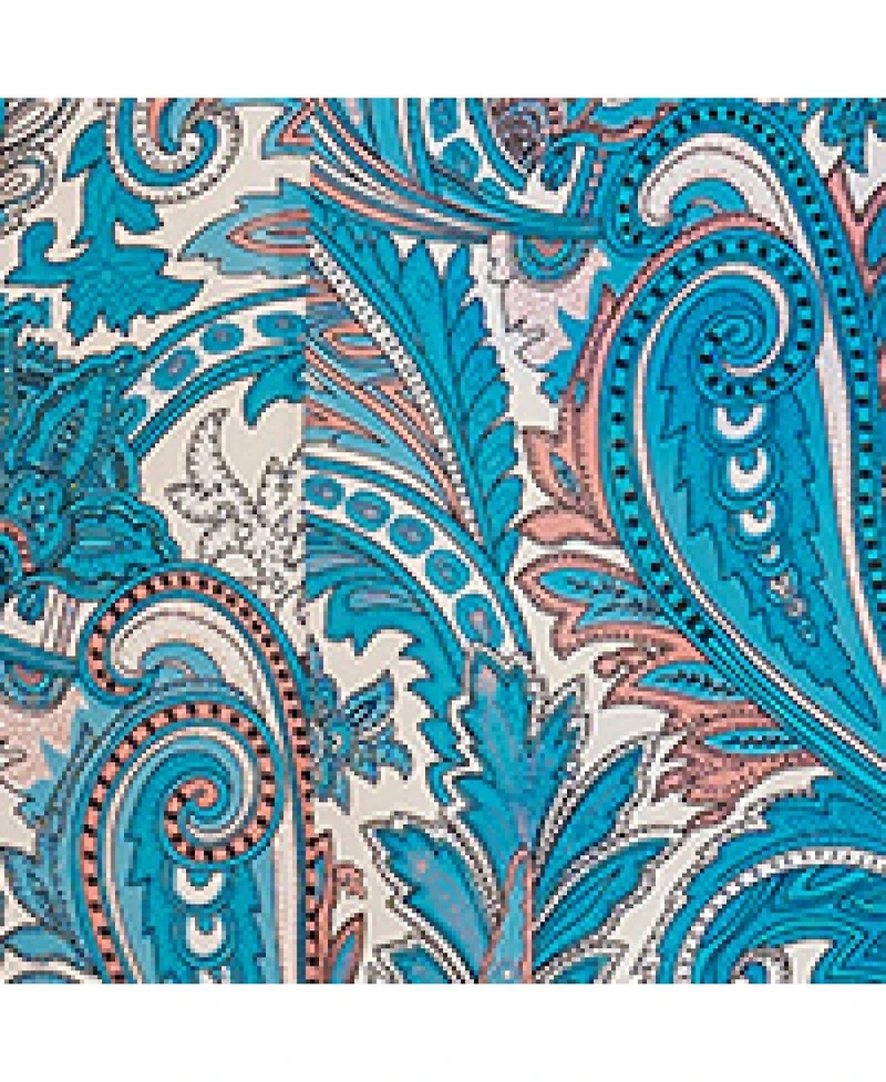 Cupshe Women's Rushing Waves Paisley Maxi Beach Dress