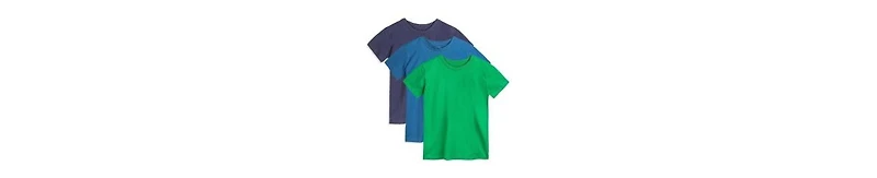 Mightly Kids 3pk Fair Trade Organic Cotton Classic Fit Tees