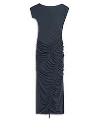 Nocturne Women's Draped Pleated Maxi Dress