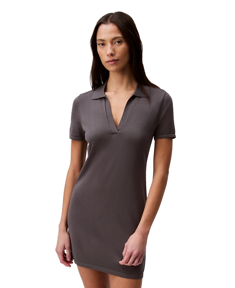 Calvin Klein Jeans Women's Liquid Shine Minidress