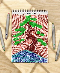 Lifelines FlowArt Dot-By-Letter Art Kit - Landscapes