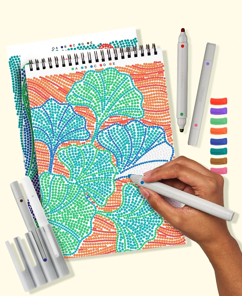 Lifelines FlowArt Dot-By-Letter Art Kit