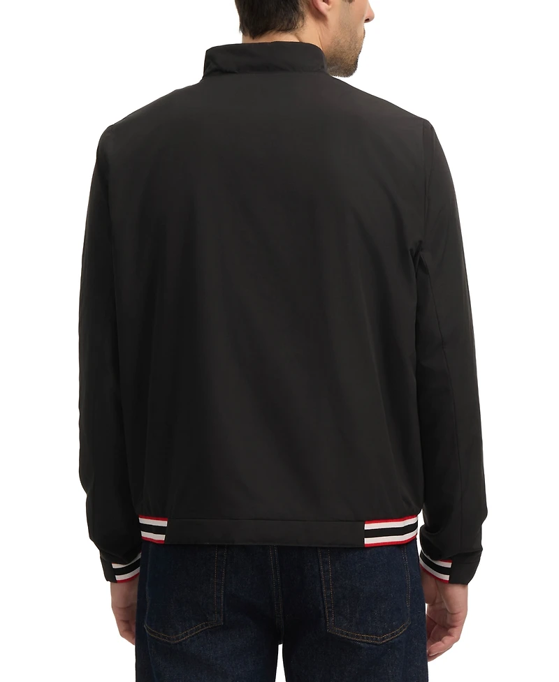 Hunter Men's Moorgate Zip Logo Bomber Jacket