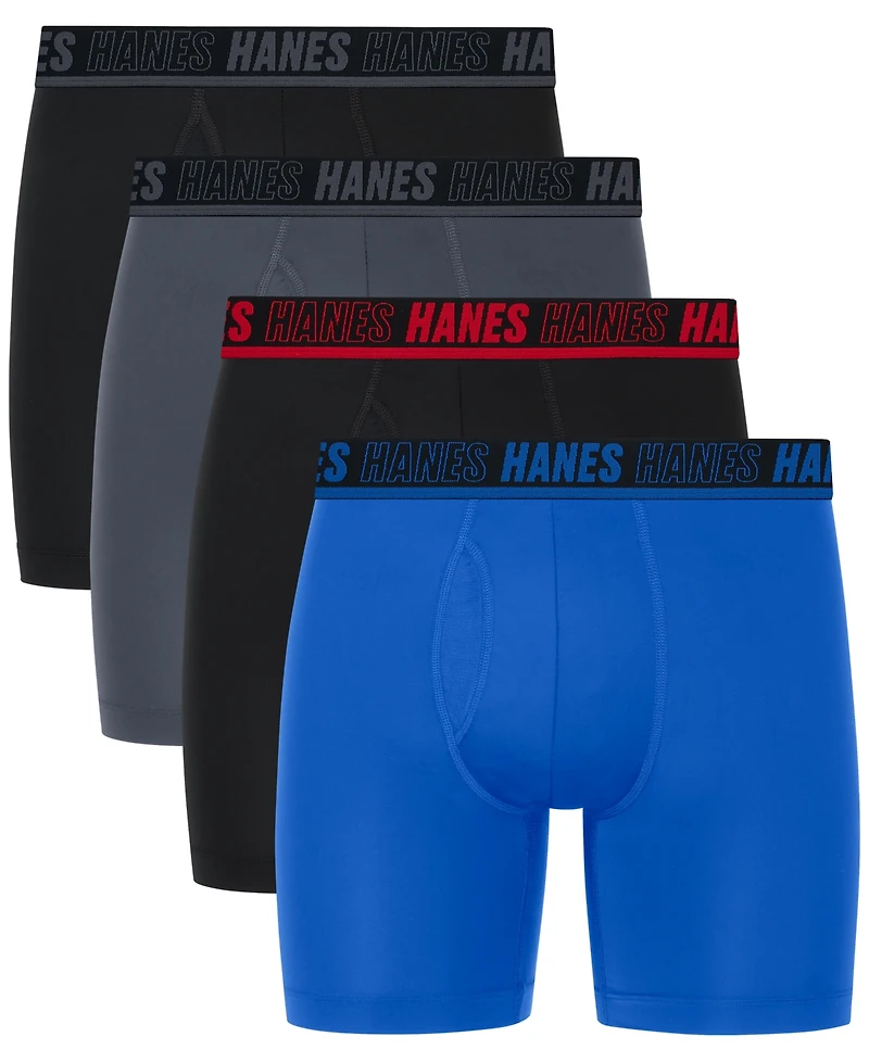 Hanes Men's 4pk. Ultimate Moves Support Boxer Brief Underwear