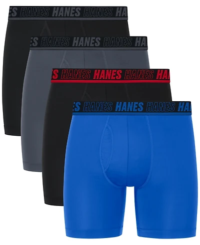 Hanes Men's 4pk. Ultimate Moves Support Boxer Brief Underwear