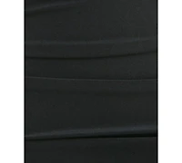Crystal Doll Juniors' Rhinetone-Strap Lace-Up-Back Dress