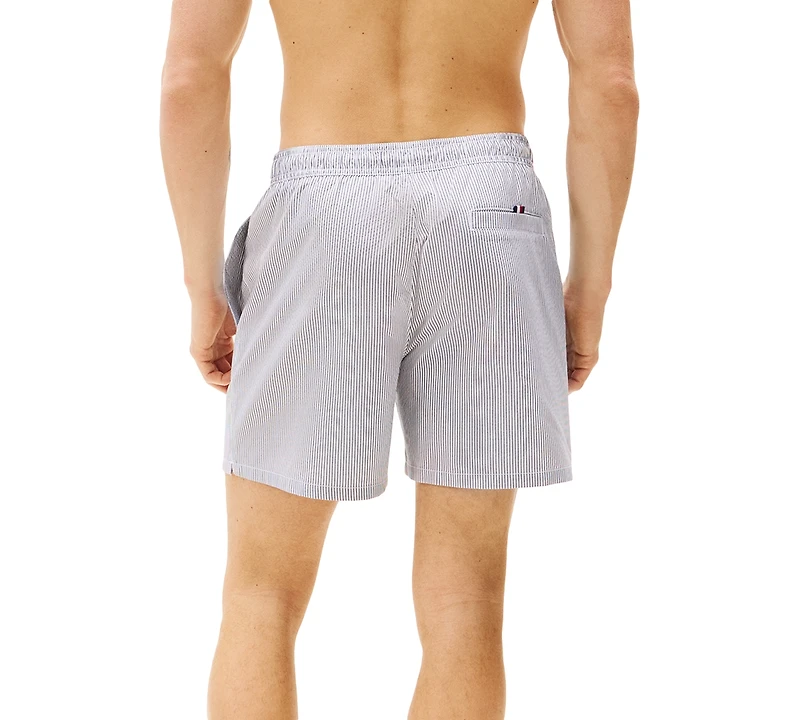 Tommy Hilfiger Men's Striped 5" Swim Trunks