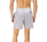 Tommy Hilfiger Men's Striped 5" Swim Trunks