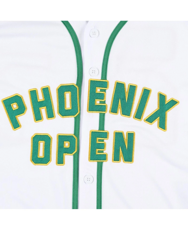 Barstool Golf Men's White Wm Phoenix Open Baseball Jersey