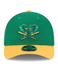 New Era Men's Green/Gold Athletics 2025 Batting Practice 9FORTY M-Crown Adjustable Hat