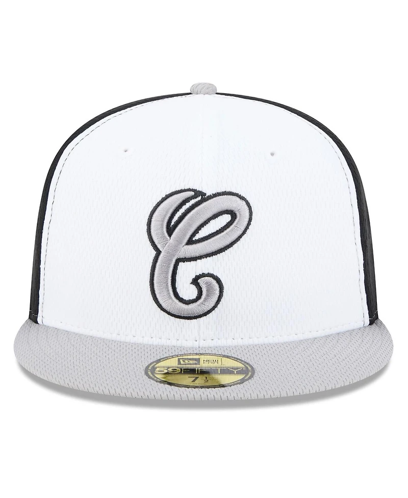 New Era Men's /Gray Chicago White Sox 2025 Mlb Clubhouse 59FIFTY Fitted Hat