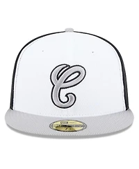 New Era Men's /Gray Chicago White Sox 2025 Mlb Clubhouse 59FIFTY Fitted Hat