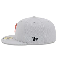 New Era Men's Gray San Francisco Giants 2025 Mlb Clubhouse 59FIFTY Fitted Hat