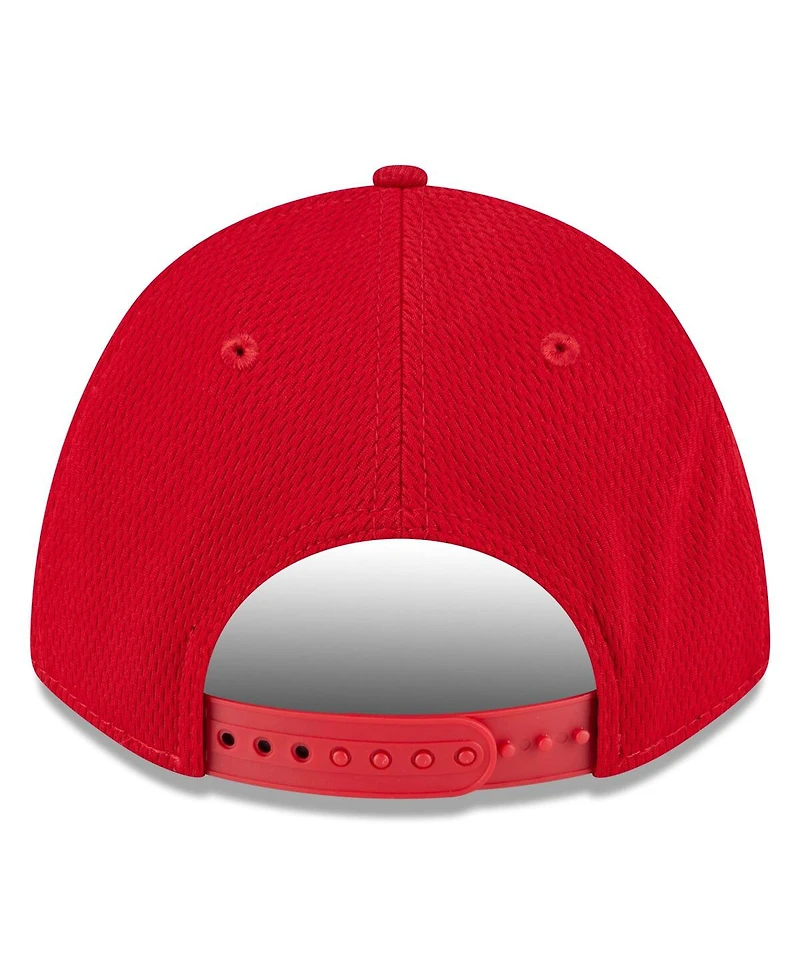 New Era Men's Red St. Louis Cardinals 2025 Mlb Clubhouse 9FORTY M-Crown Adjustable Hat
