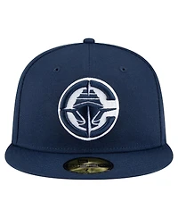New Era Men's Navy La Clippers 59FIFTY Fitted Hat
