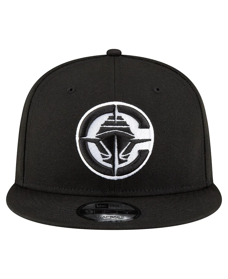 New Era Men's Black La Clippers 9FIFTY Snapback Hat