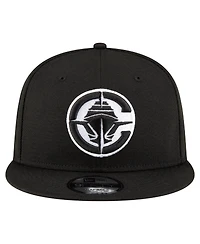 New Era Men's Black La Clippers 9FIFTY Snapback Hat