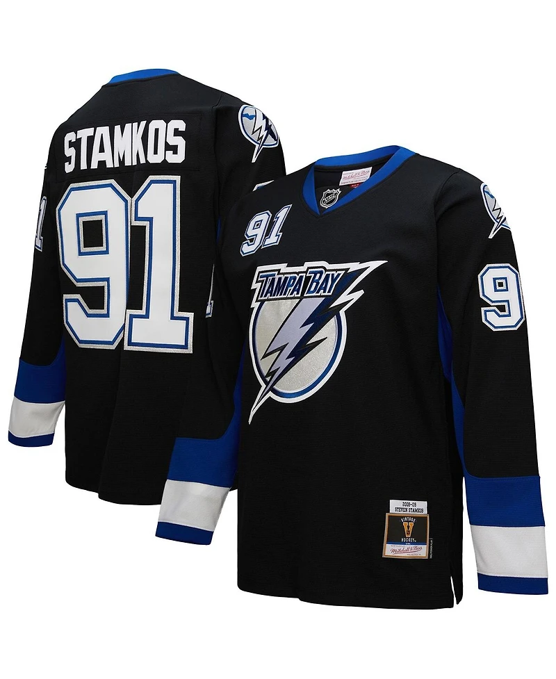 Mitchell & Ness Men's Steven Stamkos Black Tampa Bay Lightning 2008-09 Power Play Jersey