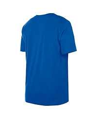 New Era Men's Blue New York Knicks Enzyme Wash Oversized T-Shirt
