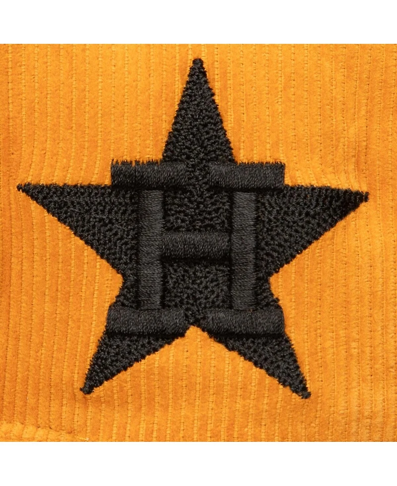 Mitchell & Ness Men's Orange Houston Astros Corduroy Snapback Hat