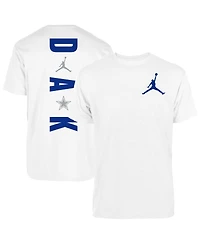 Jordan Men's Dak Prescott White Dallas Cowboys Vertical Graphic T-Shirt