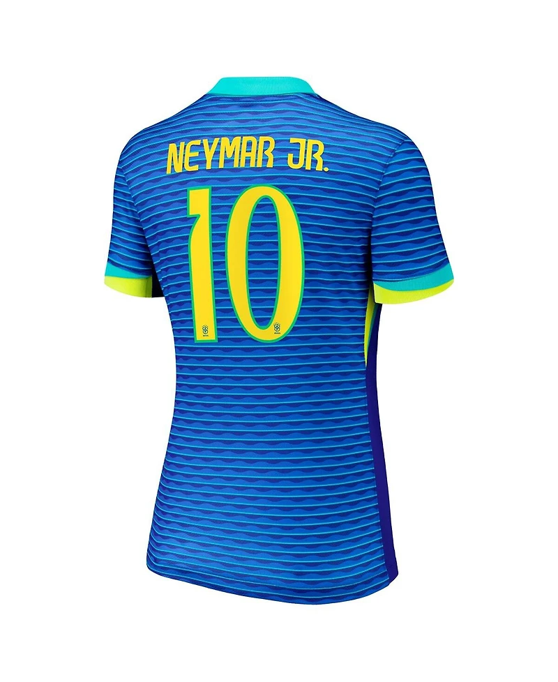 Nike Women's Neymar Jr. Blue Brazil National Team 2024 Away Stadium Replica Player Jersey