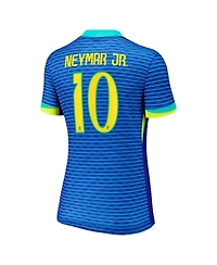 Nike Women's Neymar Jr. Blue Brazil National Team 2024 Away Stadium Replica Player Jersey