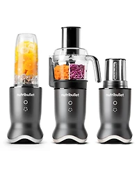 nutribullet Ultra Plus+ Compact Kitchen System with Food Processor and Coffee Grinder Attachments