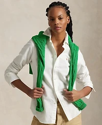 Polo Ralph Lauren Women's Slim-Fit Striped Oxford Shirt