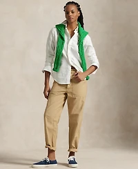 Polo Ralph Lauren Women's Slim-Fit Striped Oxford Shirt