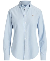 Polo Ralph Lauren Women's Slim-Fit Striped Oxford Shirt