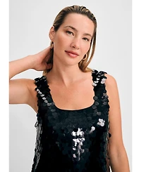 Isaac Mizrahi Women's Pailette Tank Dress