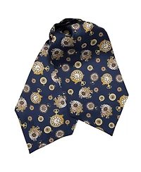 Elizabetta Men's Gilded Keeper - Silk Ascot Cravat Tie for Men