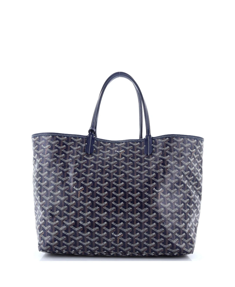 Pre-Owned Goyard Pm Saint Louis Tote Printed Coated Canvas
