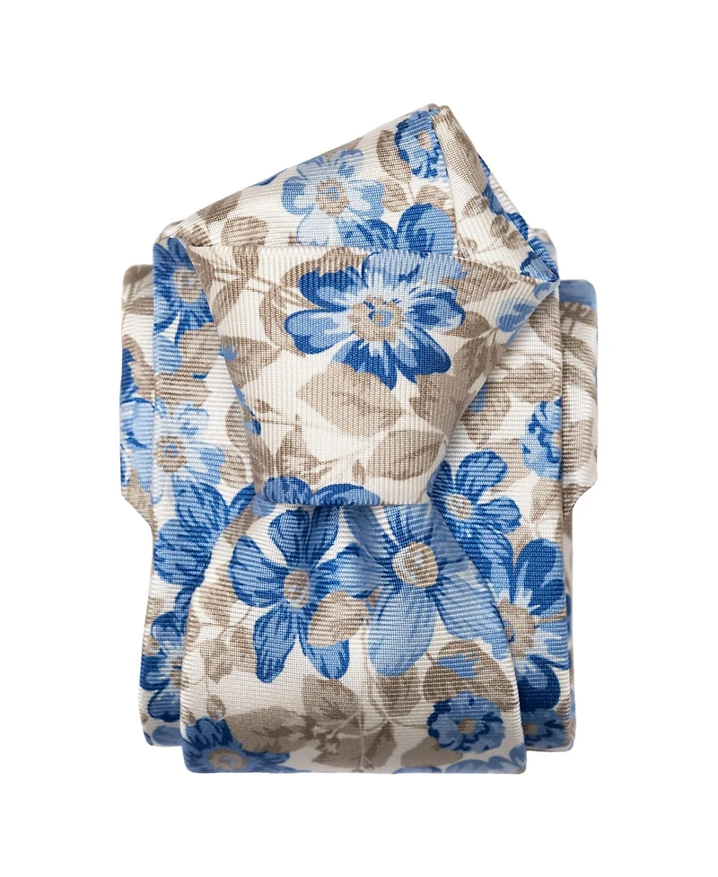 Elizabetta Big & Tall Altamura - Printed Silk Tie for Men