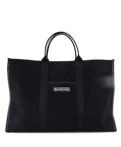 Pre-Owned Balenciaga Large Hardware Tote Canvas