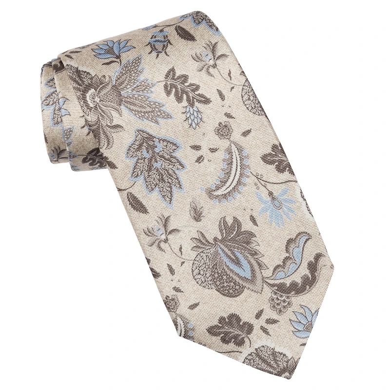 Elizabetta Big & Tall Medici - Printed Silk Tie for Men