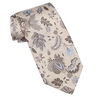Elizabetta Big & Tall Medici - Printed Silk Tie for Men