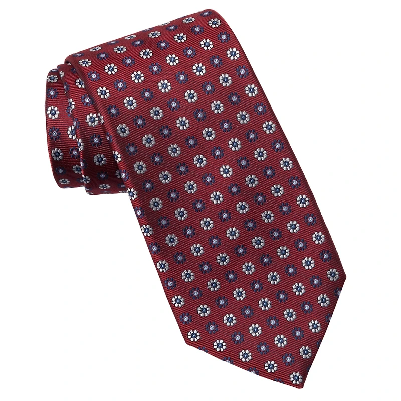 Elizabetta Big & Tall Umbria - Silk Jacquard Tie for Men