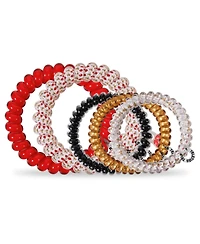 Teleties Kentucky Derby 151 Mixed Hair Tie, Set of 5