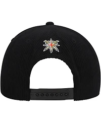 '47 Brand Men's Black Vegas Golden Knights Crosstown Corduroy Hitch Adjustable Hat