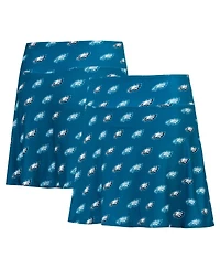 Concepts Sport Women's Midnight Green Philadelphia Eagles Record Allover Print Knit Sleep Skort