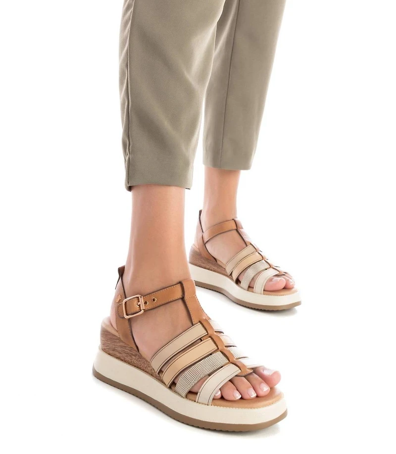 Carmela Leather Women's Casual Sandals by Xti