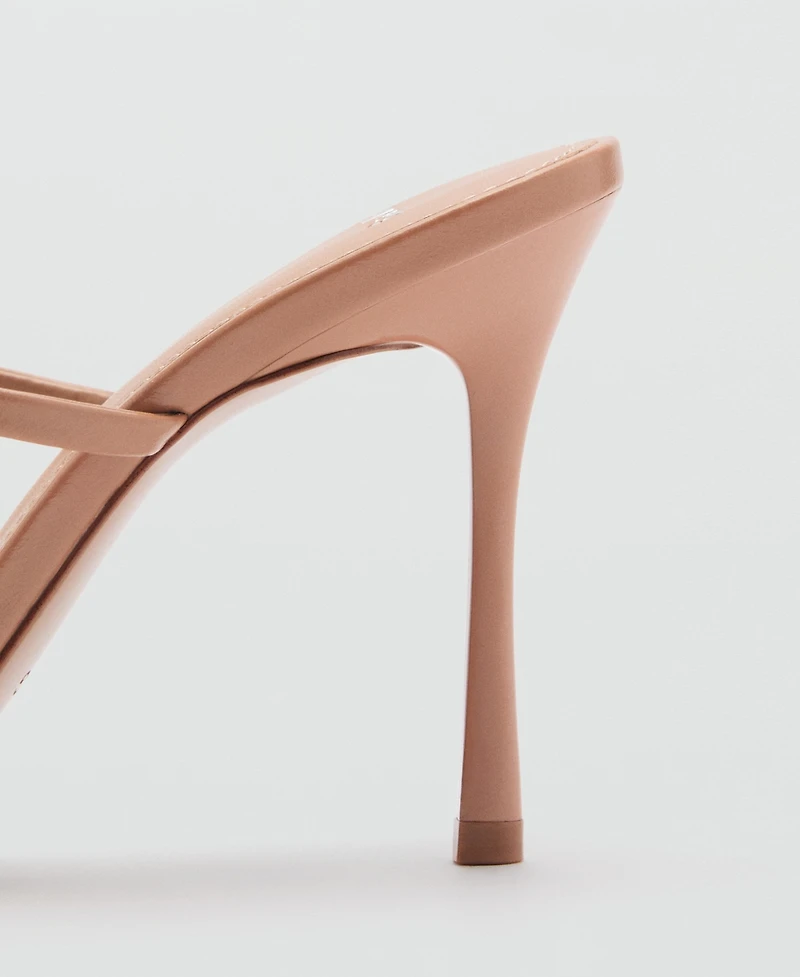 Mango Women's Bow Detail Strappy Heeled Sandals