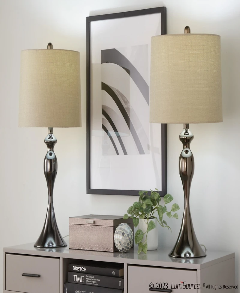 LumiSource Ashland 27" Metal Table Lamp