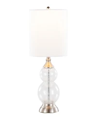 LumiSource Belle 20" Glass Accent Lamp, Set of 2
