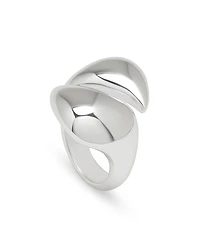 Robert Lee Morris Soho Leaf Bypass Cocktail Ring