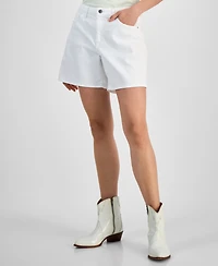 Guess Women's Super Relaxed High-Rise Denim Shorts