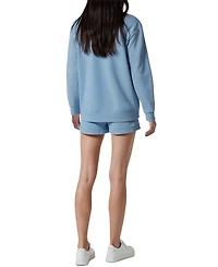 Three Dots Women's Christy Long-Sleeve Hooded Sweatshirt