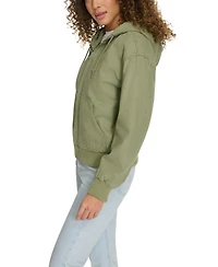 Levi's Women's Relaxed Workwear Hooded Bomber Jacket